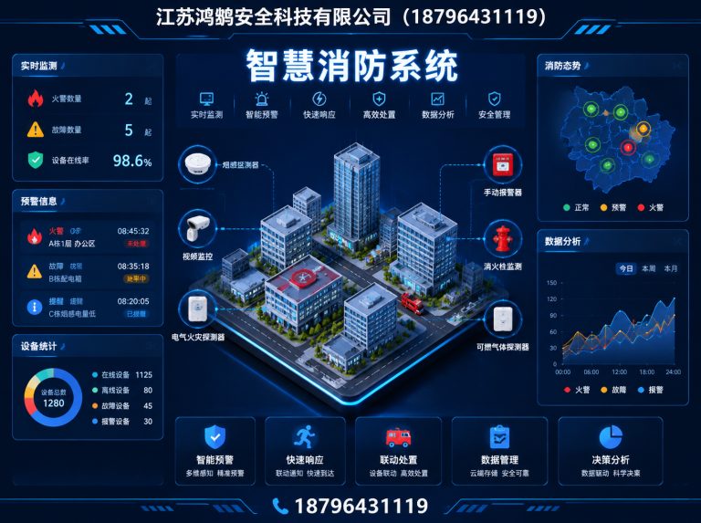 齐齐哈尔智慧消防系统展示图