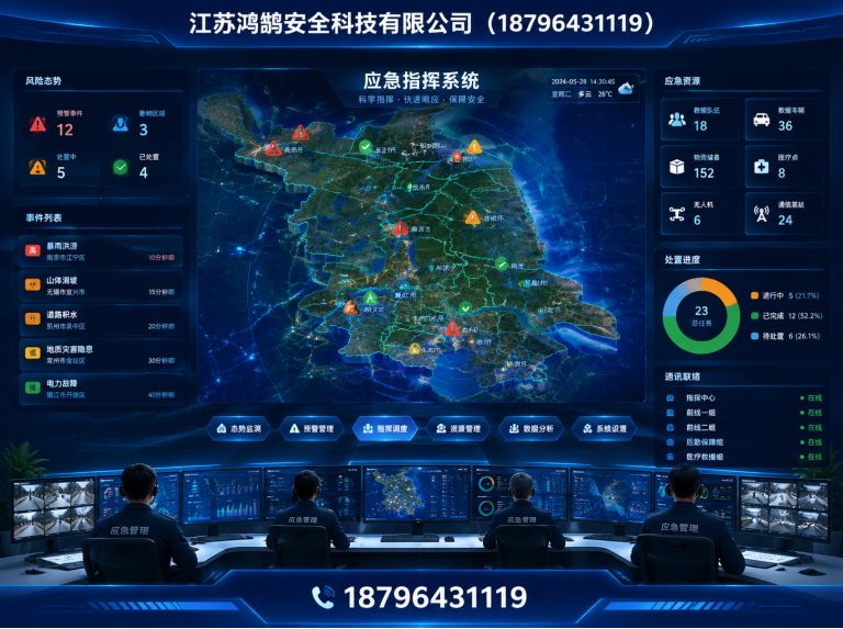 齐齐哈尔消防通信指挥展示图
